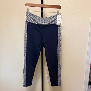 Vineyard vines, performance🌸 Blue Checkered Leggings